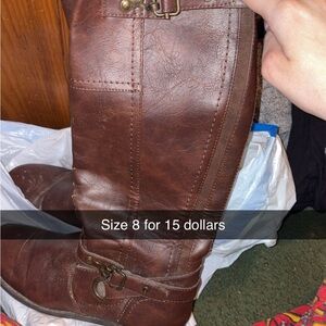 Hollister Dark Brown Knee-High Boots